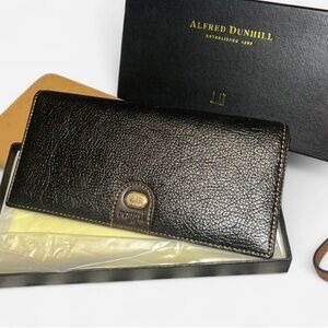 Alfred Dunhill Black Leather Wallet